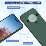 Husa de Protectie, Flippy, pentru Huawei Mate 60 Pro, Liquid Silicone, cu Microfibra pe Interior, Protectie Antisoc,