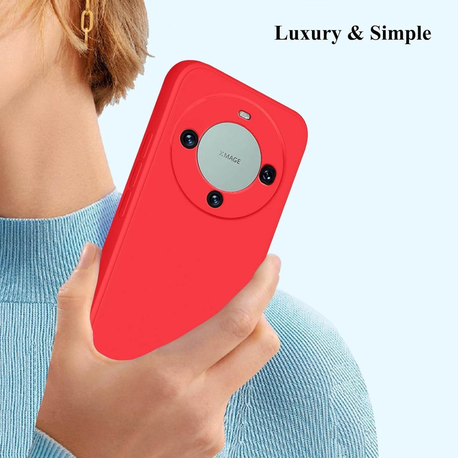 Husa de Protectie, Flippy, pentru Huawei Mate 60 Pro, Liquid Silicone, cu Microfibra pe Interior, Protectie Antisoc,