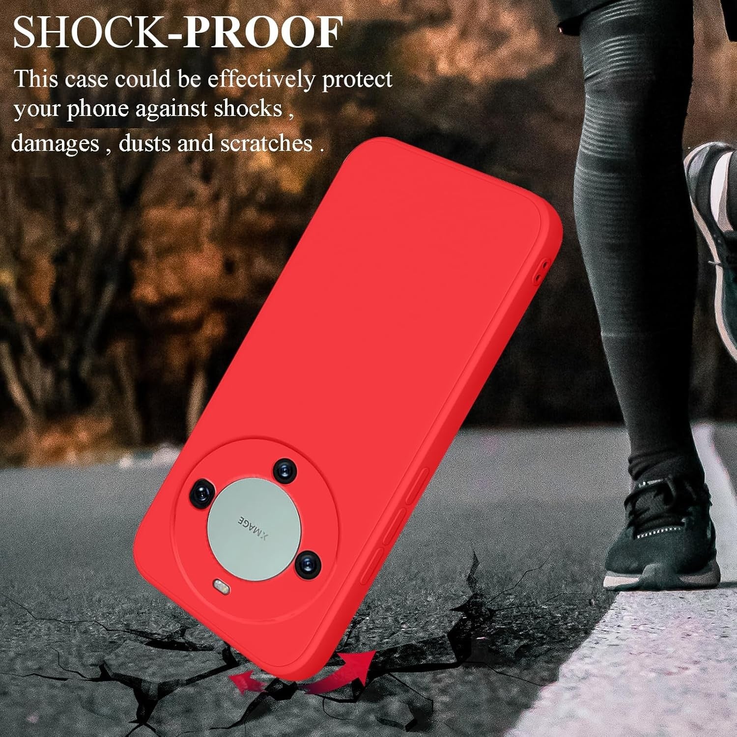 Husa de Protectie, Flippy, pentru Huawei Mate 60 Pro, Liquid Silicone, cu Microfibra pe Interior, Protectie Antisoc,