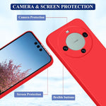 Husa de Protectie, Flippy, pentru Huawei Mate 60 Pro, Liquid Silicone, cu Microfibra pe Interior, Protectie Antisoc,