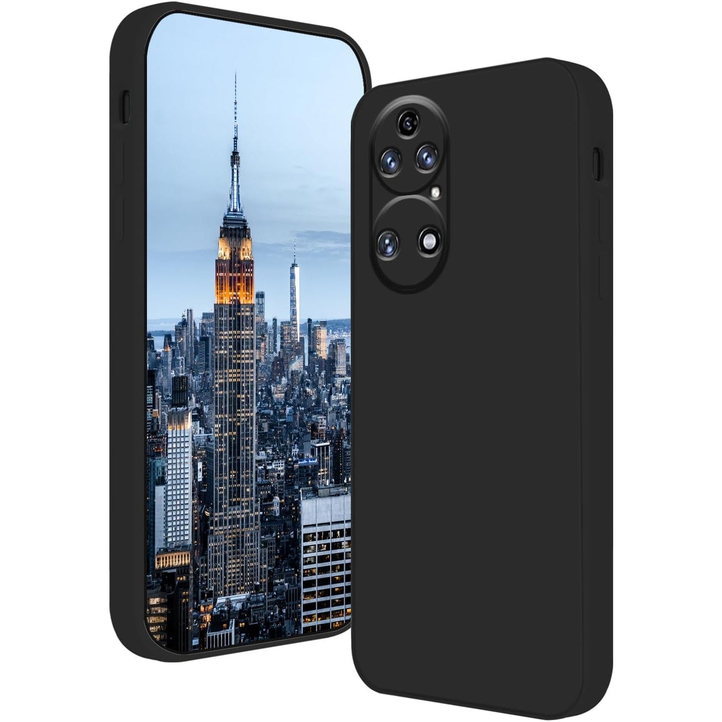 Husa de Protectie, Flippy, pentru Huawei P50 Pro, Liquid Silicone, cu Microfibra pe Interior, Protectie Antisoc,