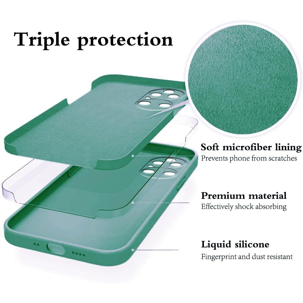 Husa de Protectie, Flippy, pentru Huawei P50 Pro, Liquid Silicone, cu Microfibra pe Interior, Protectie Antisoc,