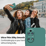 Husa de Protectie, Flippy, pentru Huawei P50 Pro, Liquid Silicone, cu Microfibra pe Interior, Protectie Antisoc,