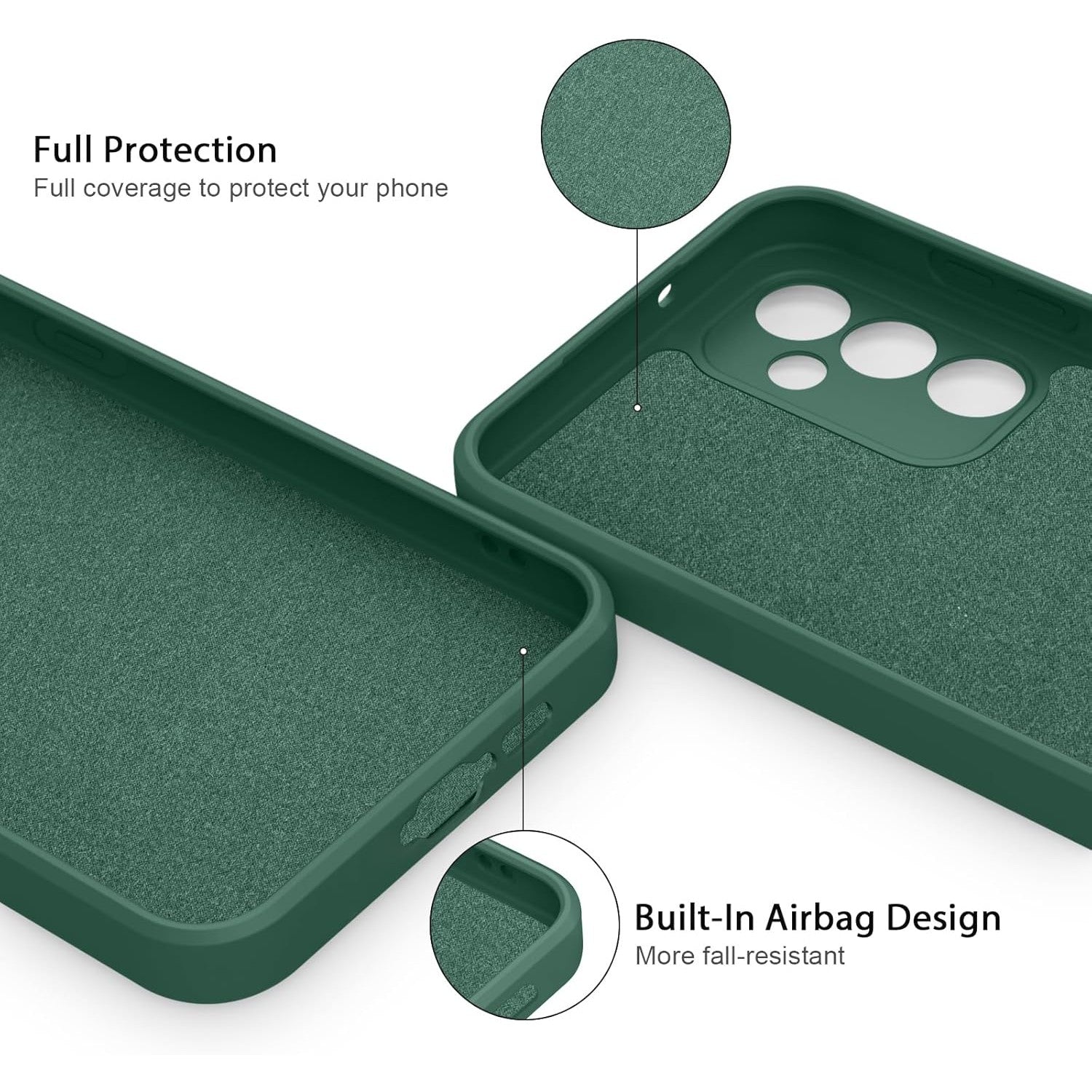 Husa de Protectie, Flippy, pentru Huawei P60 Pro, Liquid Silicone, cu Microfibra pe Interior, Protectie Antisoc,
