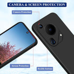 Husa de Protectie, Flippy, pentru Huawei Pura 70, Liquid Silicone, cu Microfibra pe Interior, Protectie Antisoc,