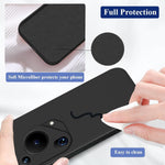 Husa de Protectie, Flippy, pentru Huawei Pura 70, Liquid Silicone, cu Microfibra pe Interior, Protectie Antisoc,