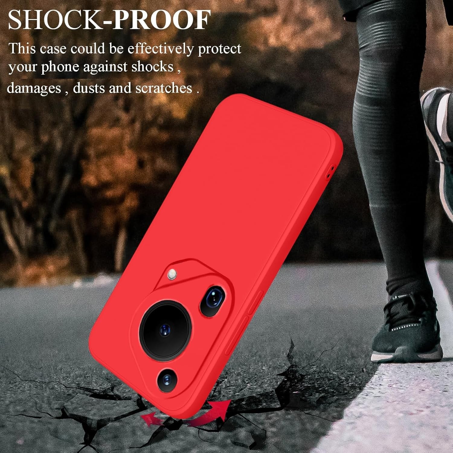 Husa de Protectie, Flippy, pentru Huawei Pura 70, Liquid Silicone, cu Microfibra pe Interior, Protectie Antisoc,