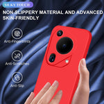 Husa de Protectie, Flippy, pentru Huawei Pura 70, Liquid Silicone, cu Microfibra pe Interior, Protectie Antisoc,