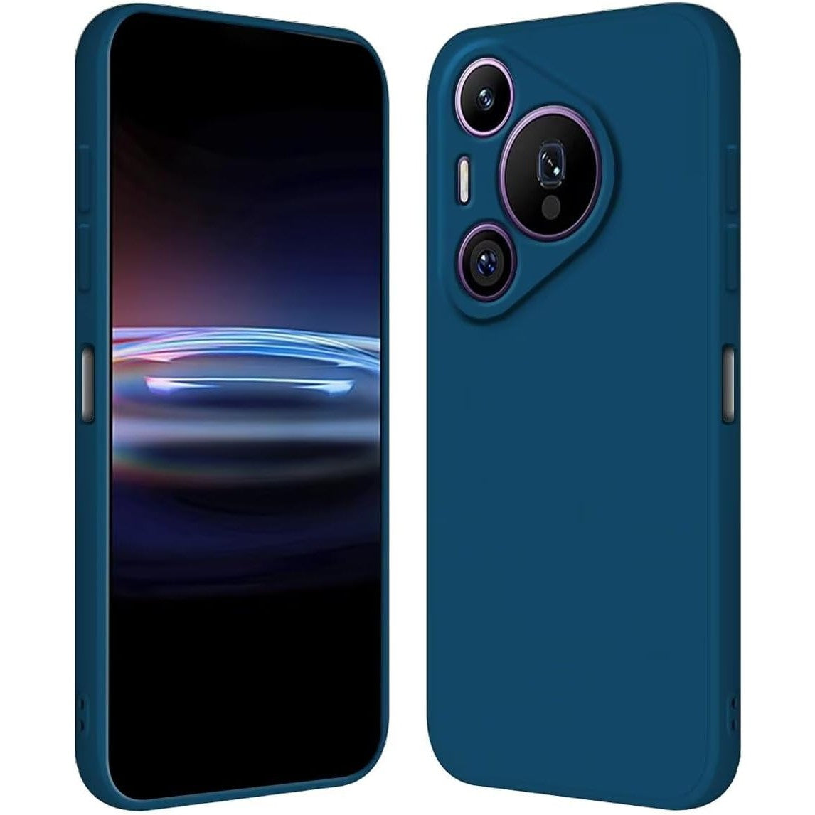 Husa de Protectie, Flippy, pentru Huawei Pura 70, Liquid Silicone, cu Microfibra pe Interior, Protectie Antisoc,