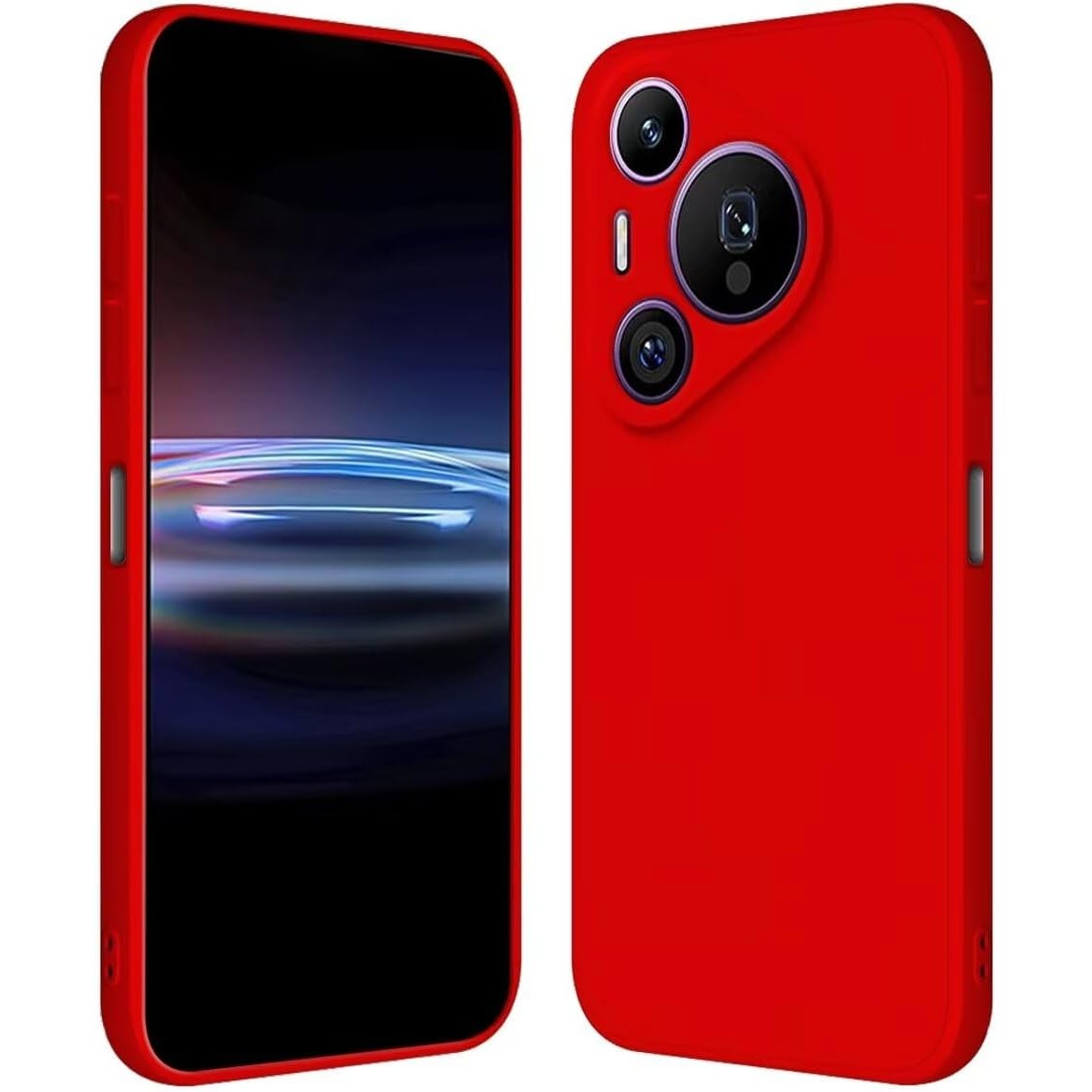 Husa de Protectie, Flippy, pentru Huawei Pura 70, Liquid Silicone, cu Microfibra pe Interior, Protectie Antisoc,