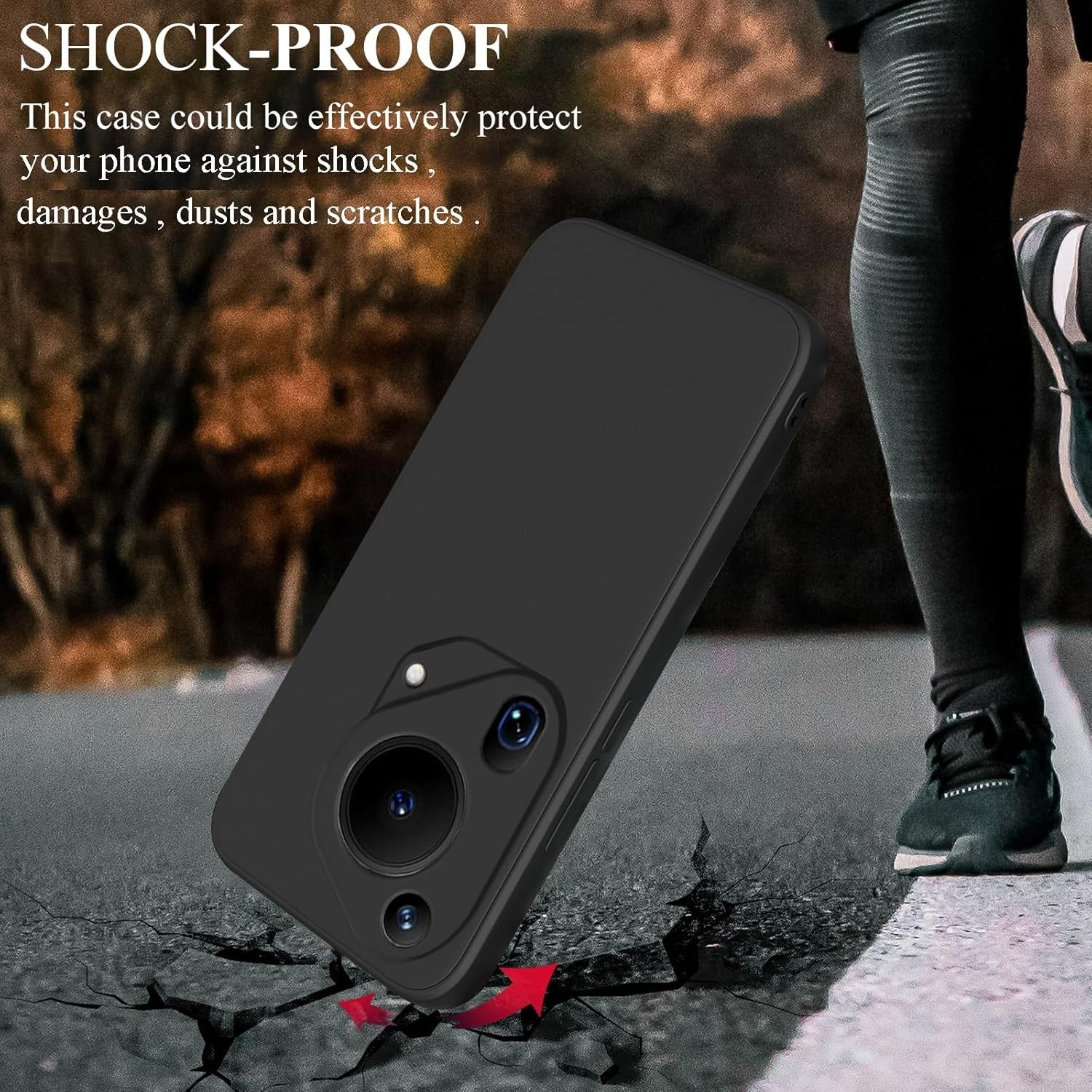 Husa de Protectie, Flippy, pentru Huawei Pura 70 Pro, Liquid Silicone, cu Microfibra pe Interior, Protectie Antisoc,