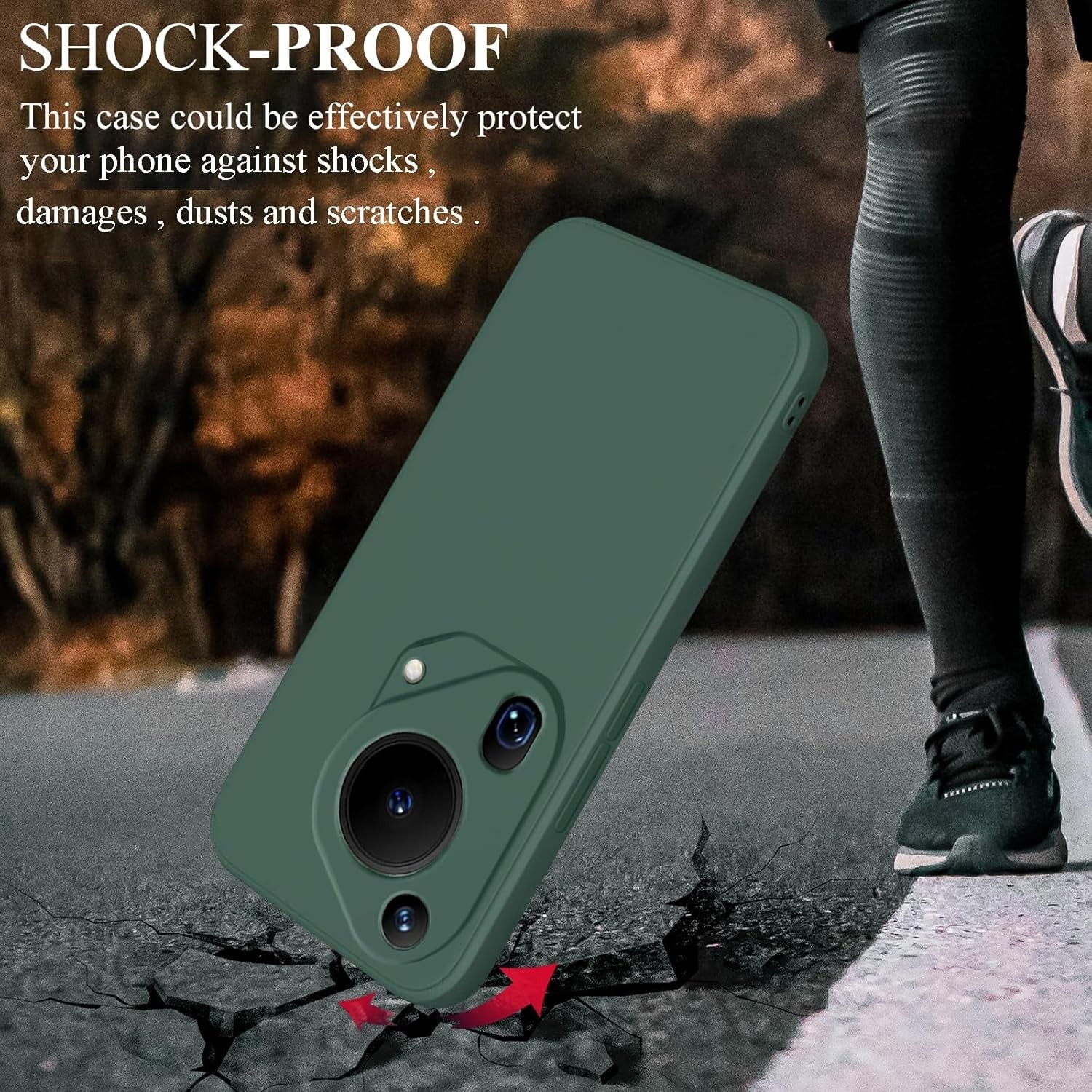 Husa de Protectie, Flippy, pentru Huawei Pura 70 Pro, Liquid Silicone, cu Microfibra pe Interior, Protectie Antisoc,