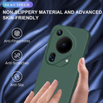 Husa de Protectie, Flippy, pentru Huawei Pura 70 Pro, Liquid Silicone, cu Microfibra pe Interior, Protectie Antisoc,