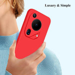 Husa de Protectie, Flippy, pentru Huawei Pura 70 Pro, Liquid Silicone, cu Microfibra pe Interior, Protectie Antisoc,