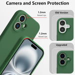Husa de Protectie, Flippy, pentru iPhone 16 Plus, Liquid Silicone, cu Microfibra pe Interior, Protectie Antisoc,