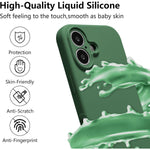 Husa de Protectie, Flippy, pentru iPhone 16 Plus, Liquid Silicone, cu Microfibra pe Interior, Protectie Antisoc,