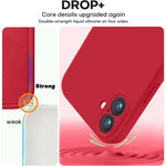 Husa de Protectie, Flippy, pentru iPhone 16 Plus, Liquid Silicone, cu Microfibra pe Interior, Protectie Antisoc,