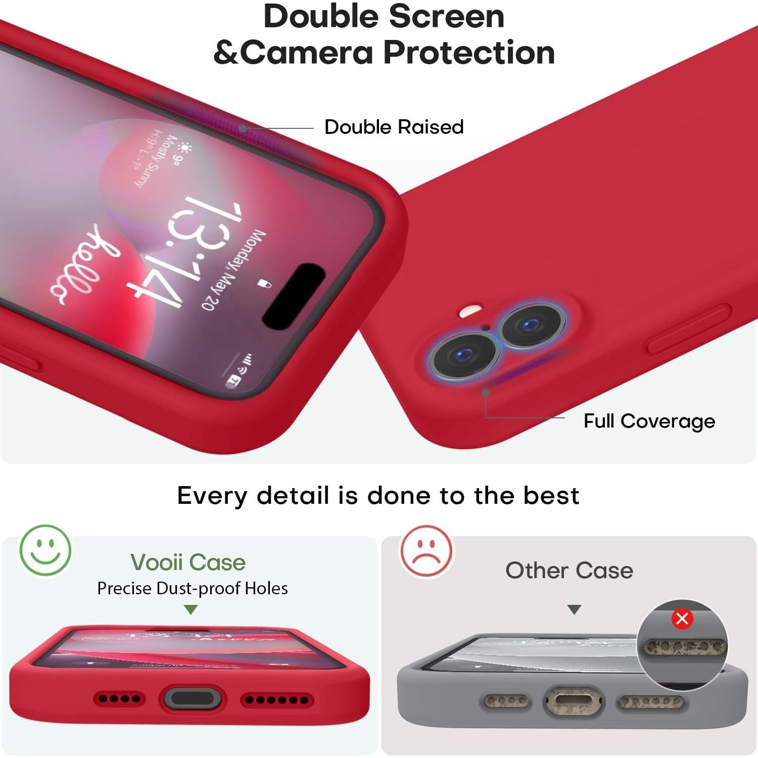 Husa de Protectie, Flippy, pentru iPhone 16 Plus, Liquid Silicone, cu Microfibra pe Interior, Protectie Antisoc,