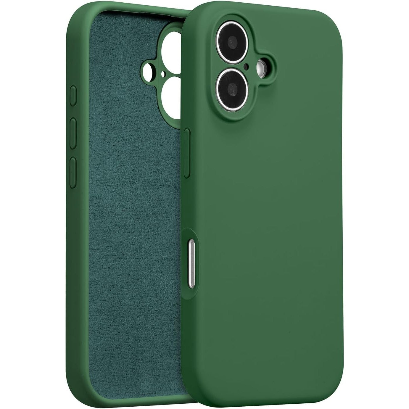 Husa de Protectie, Flippy, pentru iPhone 16 Plus, Liquid Silicone, cu Microfibra pe Interior, Protectie Antisoc,