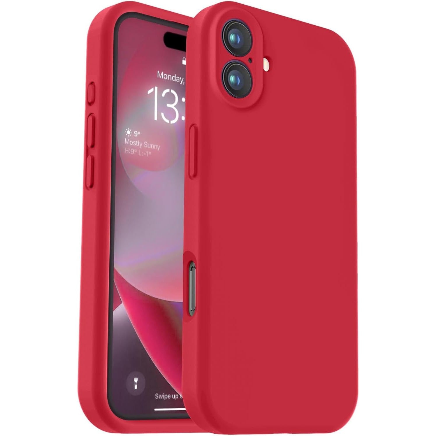 Husa de Protectie, Flippy, pentru iPhone 16 Plus, Liquid Silicone, cu Microfibra pe Interior, Protectie Antisoc,