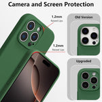 Husa de Protectie, Flippy, pentru iPhone 16 Pro, Liquid Silicone, cu Microfibra pe Interior, Protectie Antisoc,