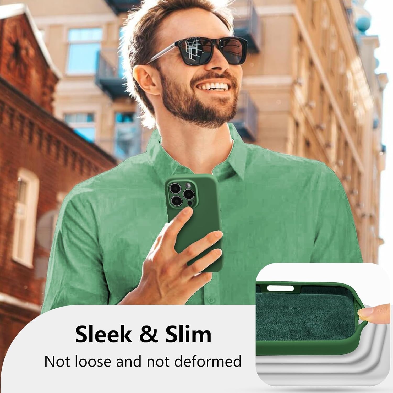 Husa de Protectie, Flippy, pentru iPhone 16 Pro Max, Liquid Silicone, cu Microfibra pe Interior, Protectie Antisoc,