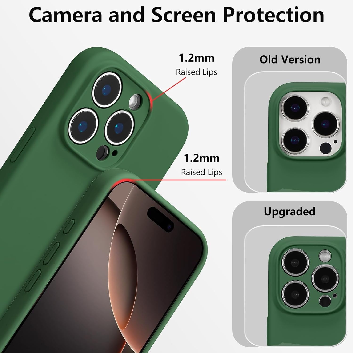 Husa de Protectie, Flippy, pentru iPhone 16 Pro Max, Liquid Silicone, cu Microfibra pe Interior, Protectie Antisoc,