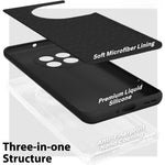 Husa de Protectie, Flippy, pentru OnePlus 11 5G, Liquid Silicone, cu Microfibra pe Interior, Protectie Antisoc,