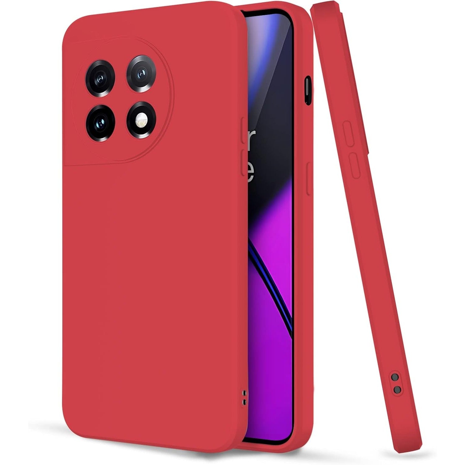 Husa de Protectie, Flippy, pentru OnePlus 11 5G, Liquid Silicone, cu Microfibra pe Interior, Protectie Antisoc,