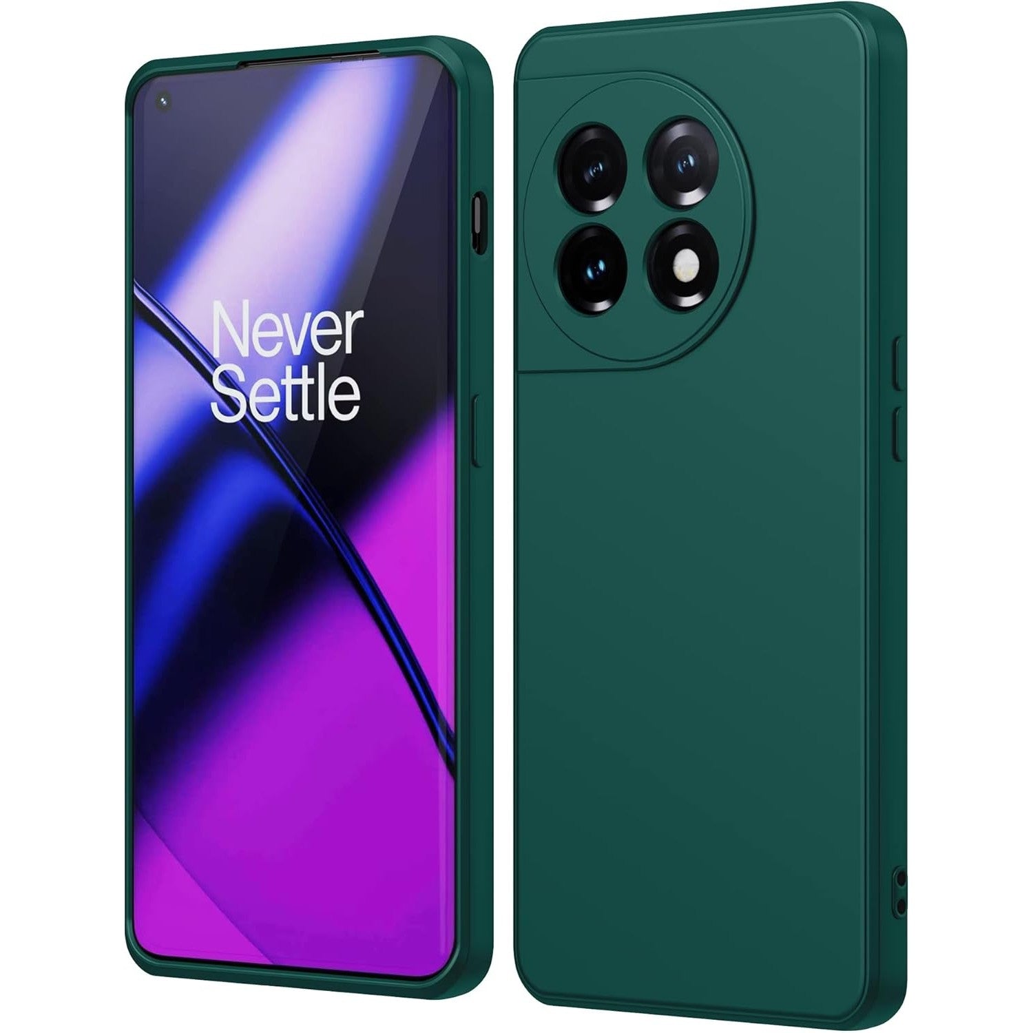 Husa de Protectie, Flippy, pentru OnePlus 11 5G, Liquid Silicone, cu Microfibra pe Interior, Protectie Antisoc,