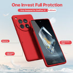 Husa de Protectie, Flippy, pentru OnePlus 12 5G, Liquid Silicone, cu Microfibra pe Interior, Protectie Antisoc,