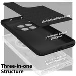 Husa de Protectie, Flippy, pentru OnePlus 12 5G, Liquid Silicone, cu Microfibra pe Interior, Protectie Antisoc,
