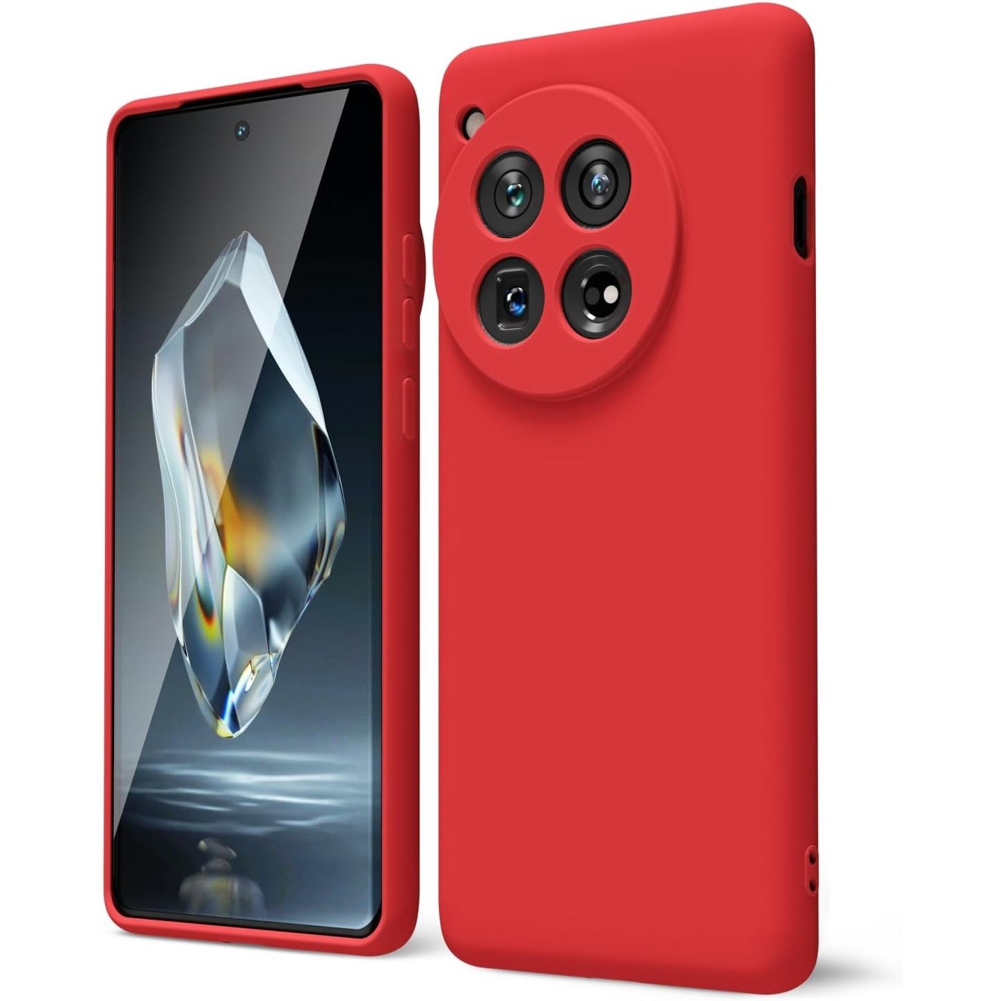Husa de Protectie, Flippy, pentru OnePlus 12 5G, Liquid Silicone, cu Microfibra pe Interior, Protectie Antisoc,
