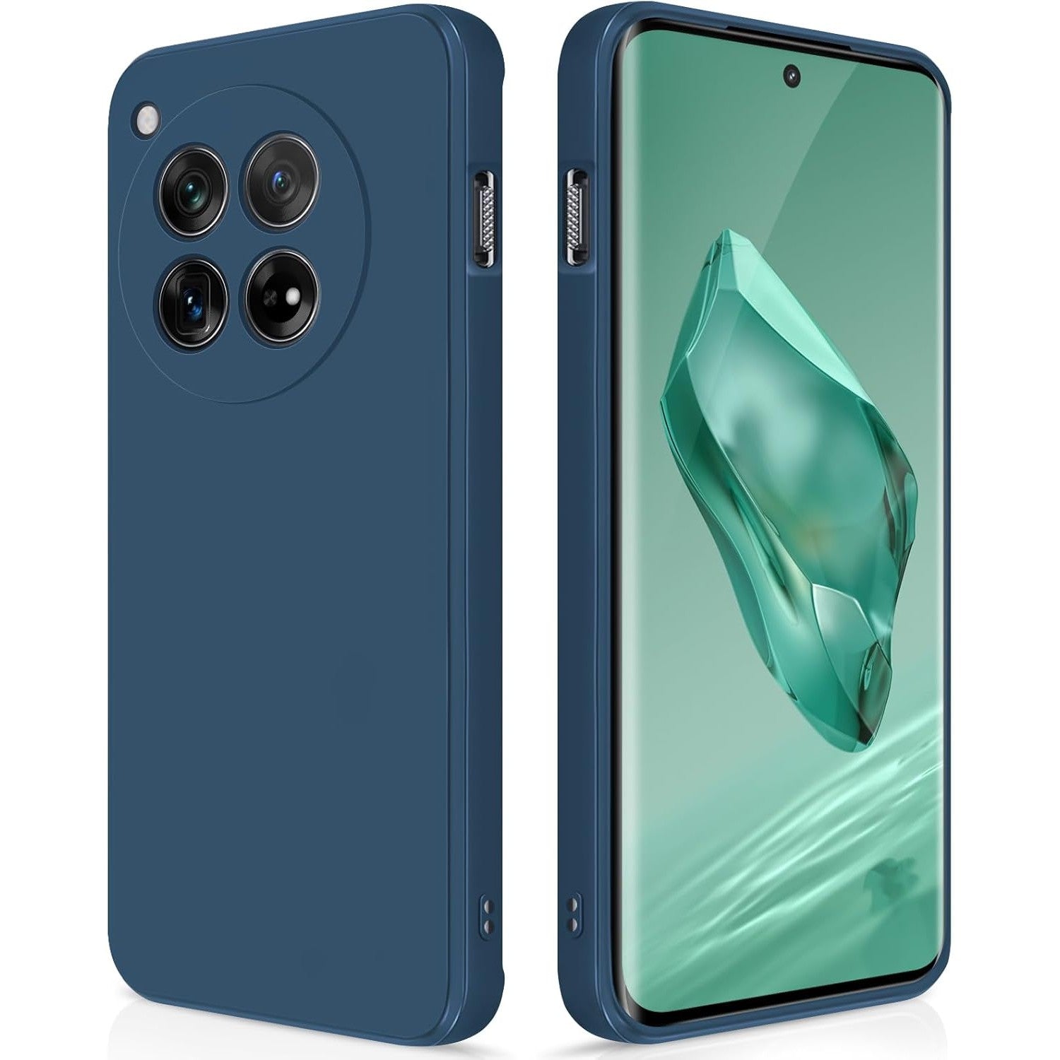 Husa de Protectie, Flippy, pentru OnePlus 12 5G, Liquid Silicone, cu Microfibra pe Interior, Protectie Antisoc,