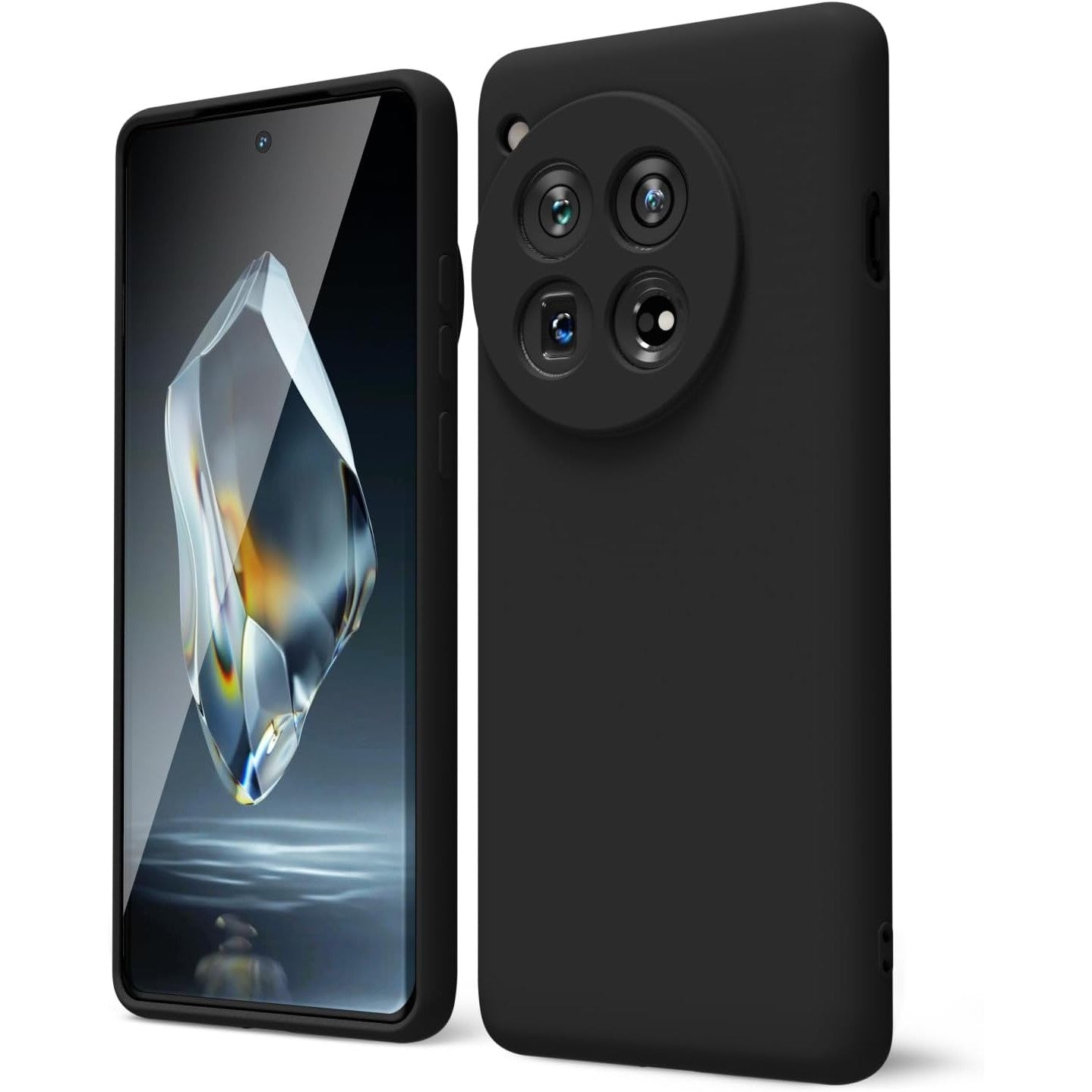 Husa de Protectie, Flippy, pentru OnePlus 12 5G, Liquid Silicone, cu Microfibra pe Interior, Protectie Antisoc,