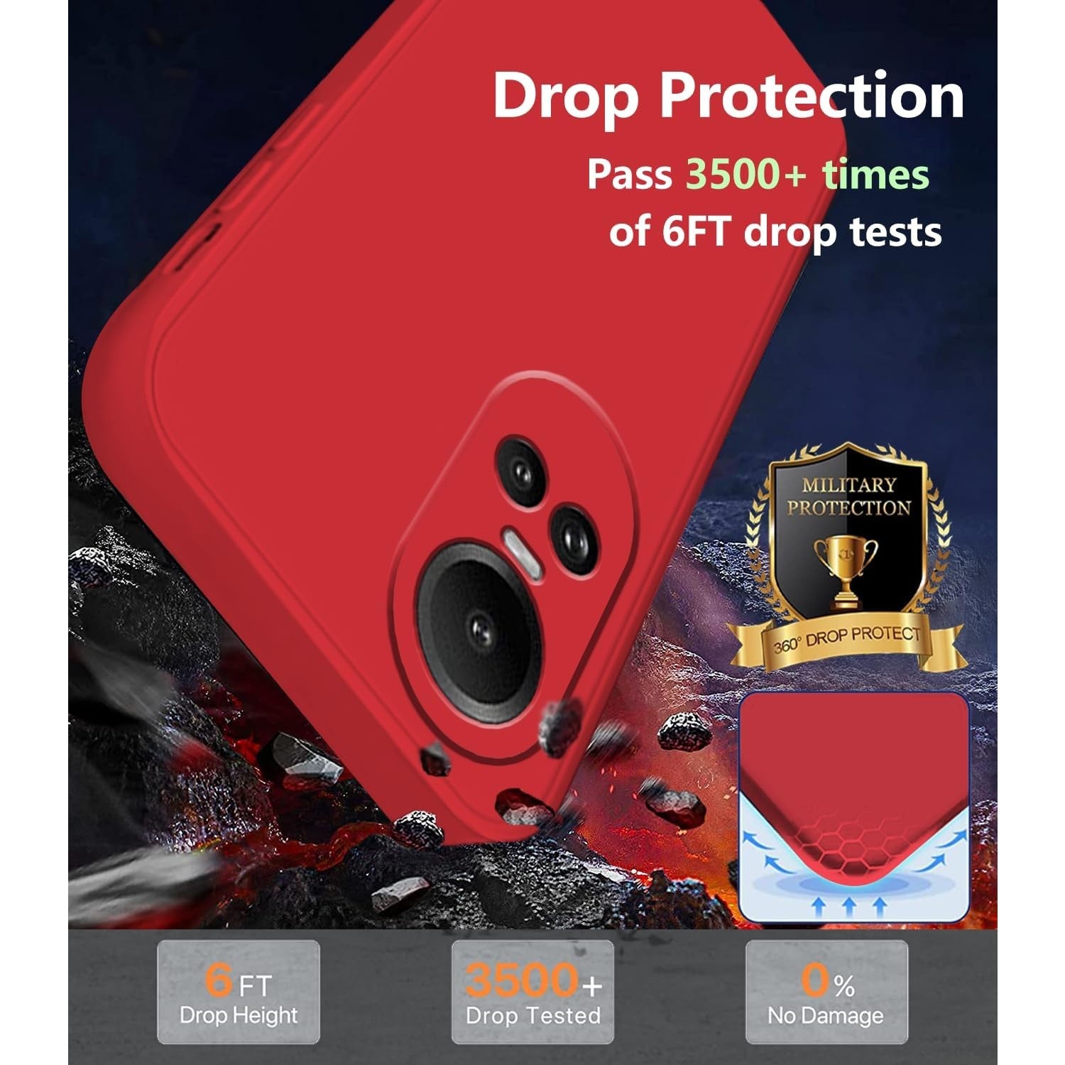 Husa de Protectie, Flippy, pentru Oppo Reno 10 5G, Liquid Silicone, cu Microfibra pe Interior, Protectie Antisoc,