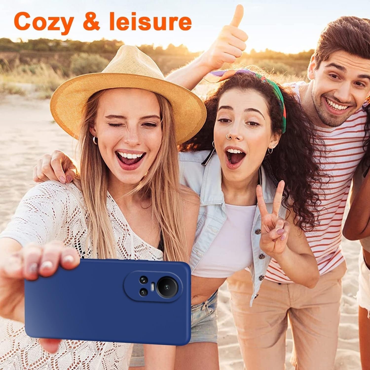 Husa de Protectie, Flippy, pentru Oppo Reno 10 5G, Liquid Silicone, cu Microfibra pe Interior, Protectie Antisoc,