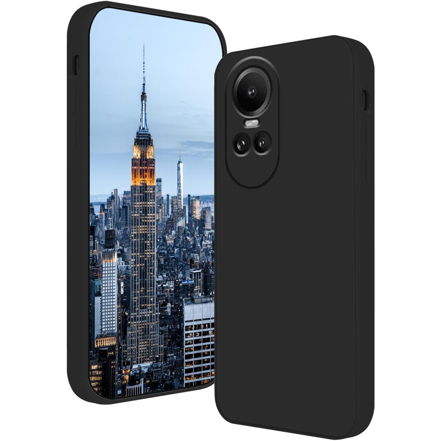 Husa de Protectie, Flippy, pentru Oppo Reno 10 5G, Liquid Silicone, cu Microfibra pe Interior, Protectie Antisoc,