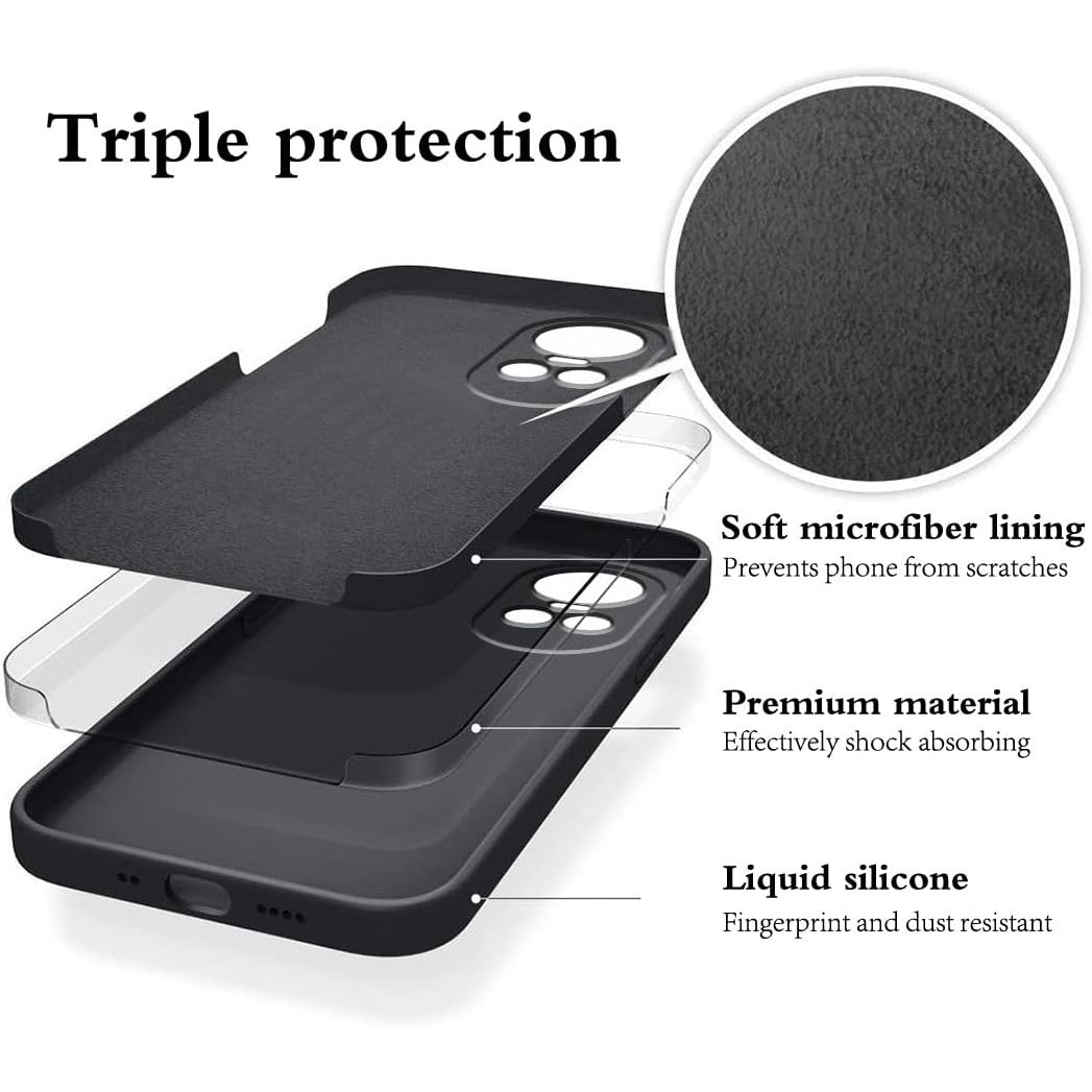 Husa de Protectie, Flippy, pentru Oppo Reno 10 Pro 5G, Liquid Silicone, cu Microfibra pe Interior, Protectie Antisoc,