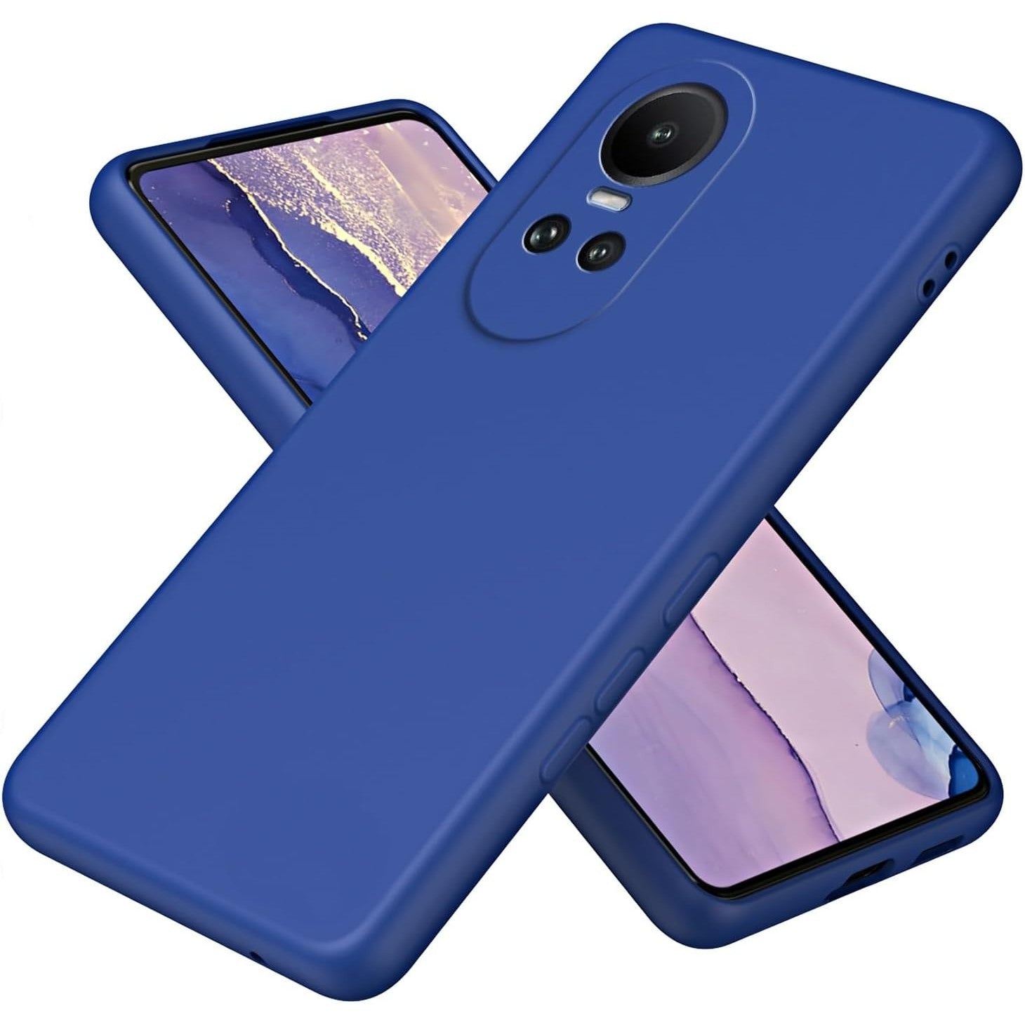 Husa de Protectie, Flippy, pentru Oppo Reno 10 Pro 5G, Liquid Silicone, cu Microfibra pe Interior, Protectie Antisoc,