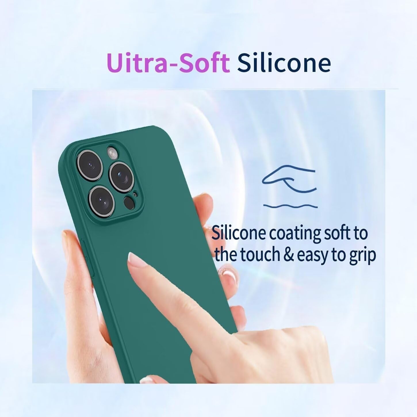 Husa de Protectie, Flippy, pentru Oppo Reno 11 F, Liquid Silicone, cu Microfibra pe Interior, Protectie Antisoc,