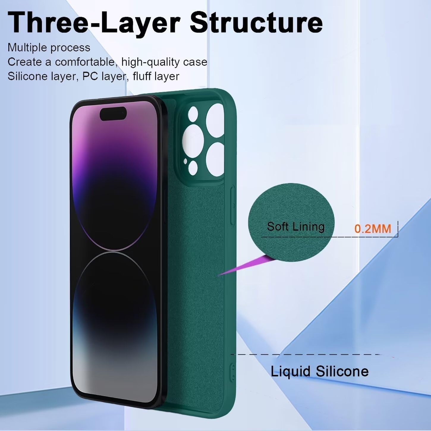 Husa de Protectie, Flippy, pentru Oppo Reno 11 F, Liquid Silicone, cu Microfibra pe Interior, Protectie Antisoc,