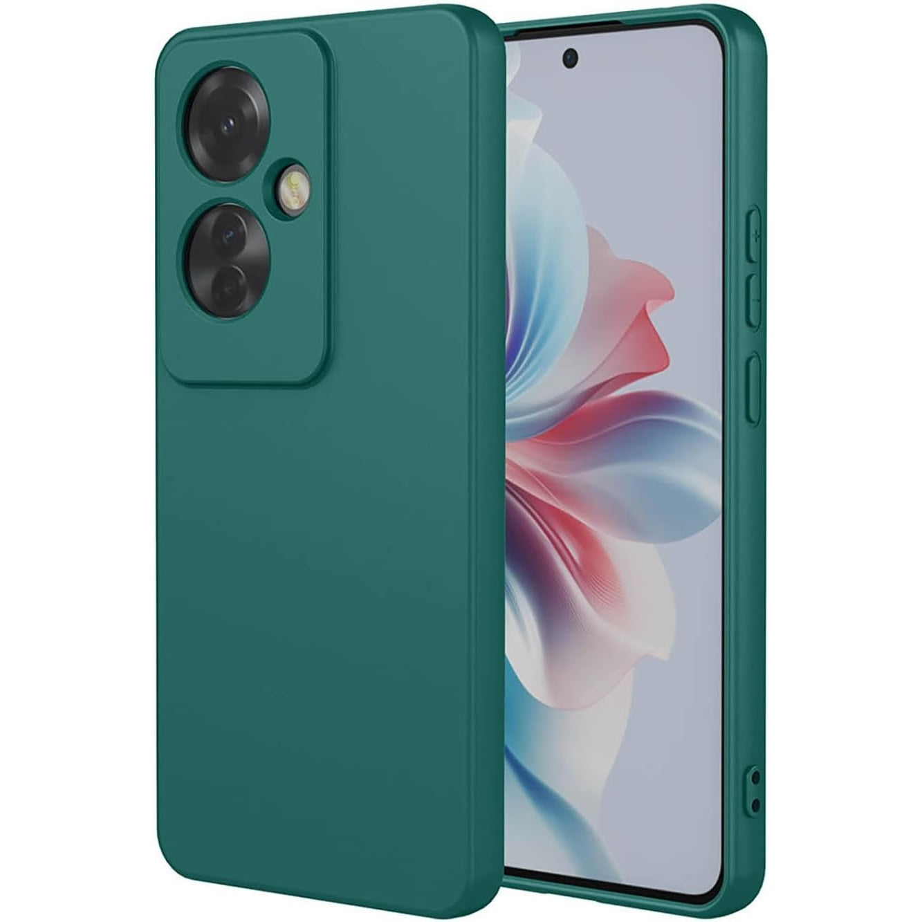 Husa de Protectie, Flippy, pentru Oppo Reno 11 F, Liquid Silicone, cu Microfibra pe Interior, Protectie Antisoc,