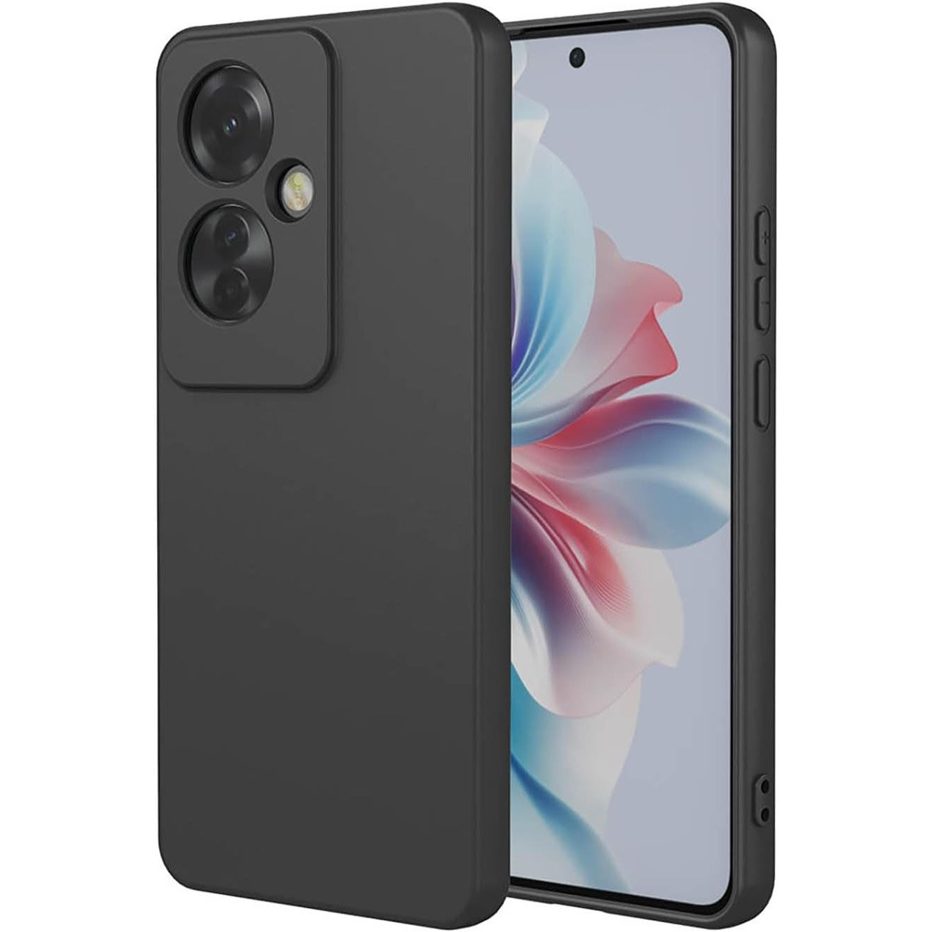 Husa de Protectie, Flippy, pentru Oppo Reno 11 F, Liquid Silicone, cu Microfibra pe Interior, Protectie Antisoc,
