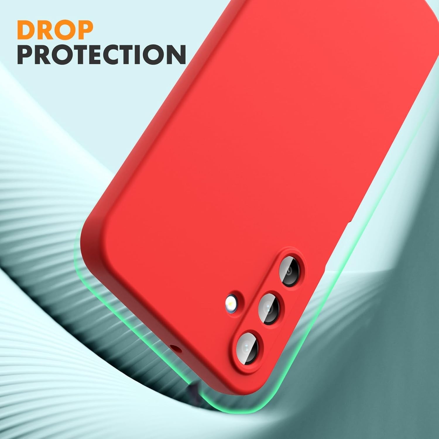 Husa de Protectie, Flippy, pentru Samsung Galaxy A15, Liquid Silicone, cu Microfibra pe Interior, Protectie Antisoc,