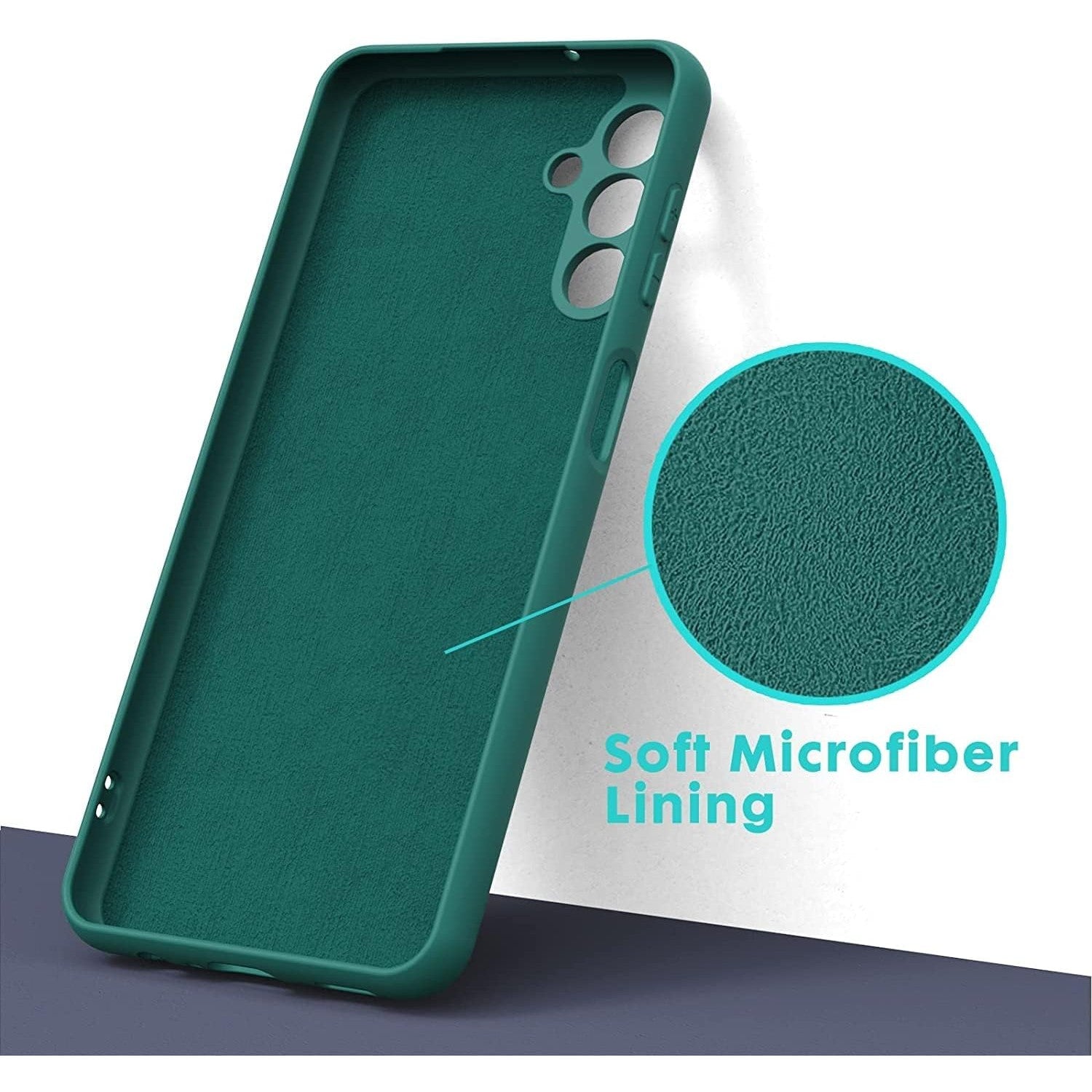 Husa de Protectie, Flippy, pentru Samsung Galaxy A35, Liquid Silicone, cu Microfibra pe Interior, Protectie Antisoc,