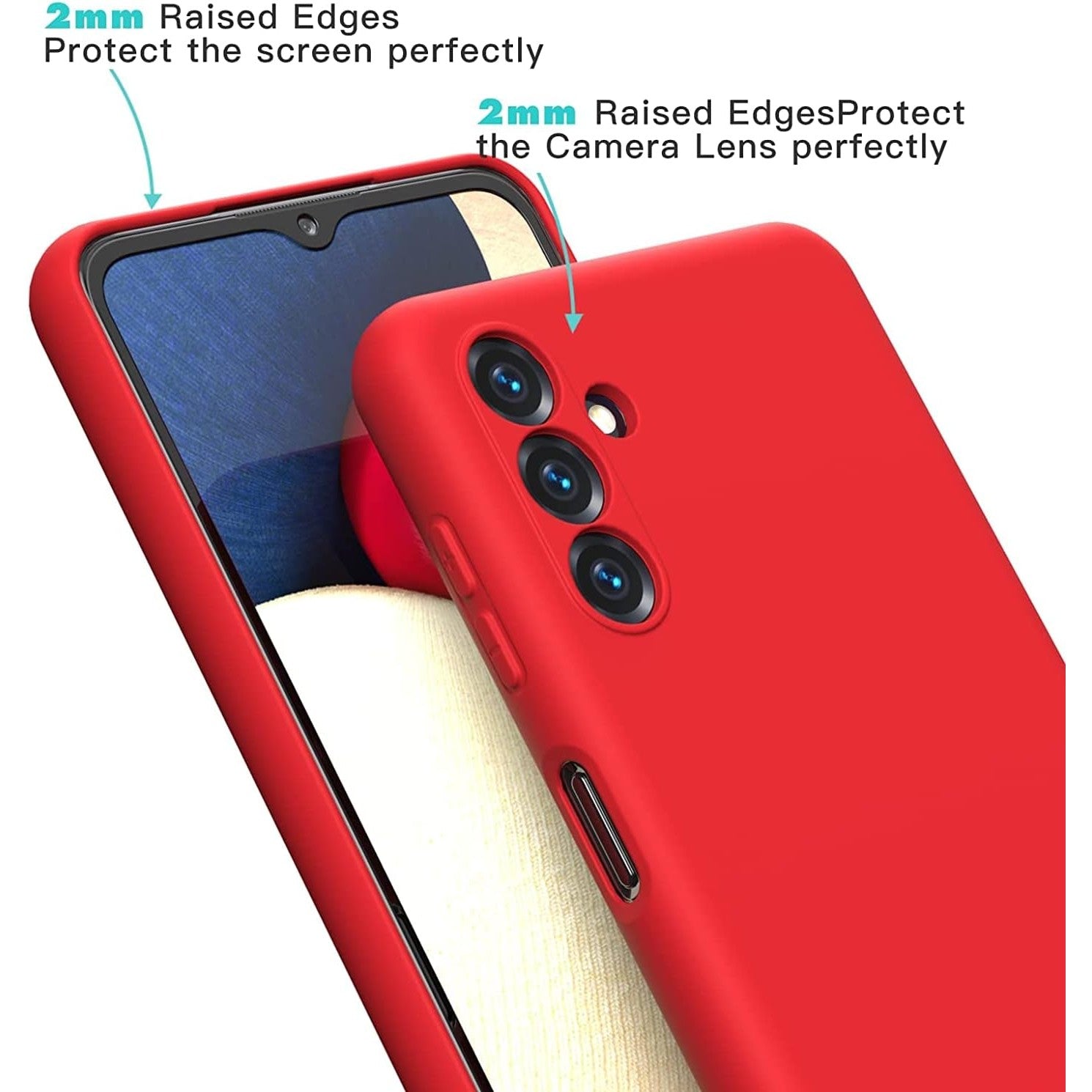 Husa de Protectie, Flippy, pentru Samsung Galaxy A35, Liquid Silicone, cu Microfibra pe Interior, Protectie Antisoc,