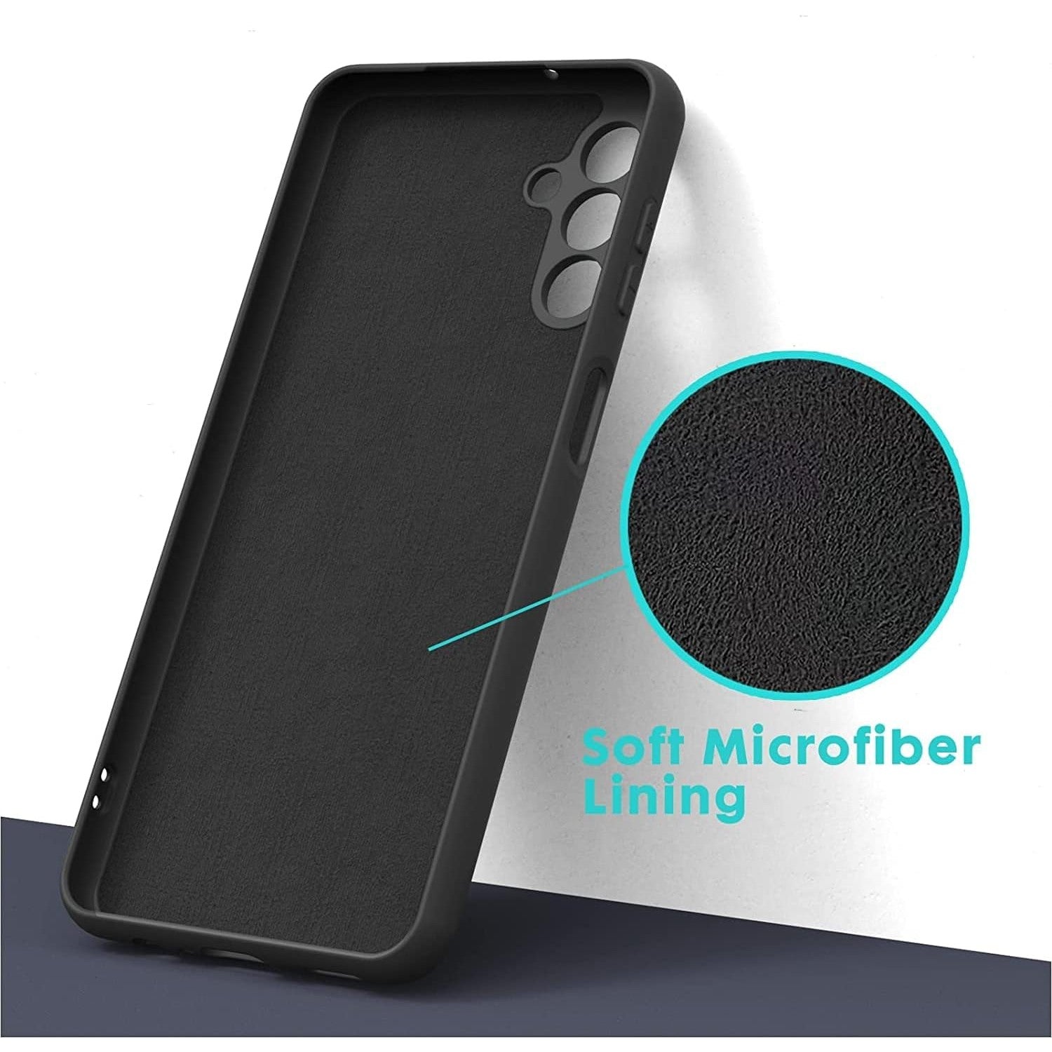 Husa de Protectie, Flippy, pentru Samsung Galaxy S23 FE, Liquid Silicone, cu Microfibra pe Interior, Protectie Antisoc,