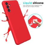 Husa de Protectie, Flippy, pentru Samsung Galaxy S23 FE, Liquid Silicone, cu Microfibra pe Interior, Protectie Antisoc,