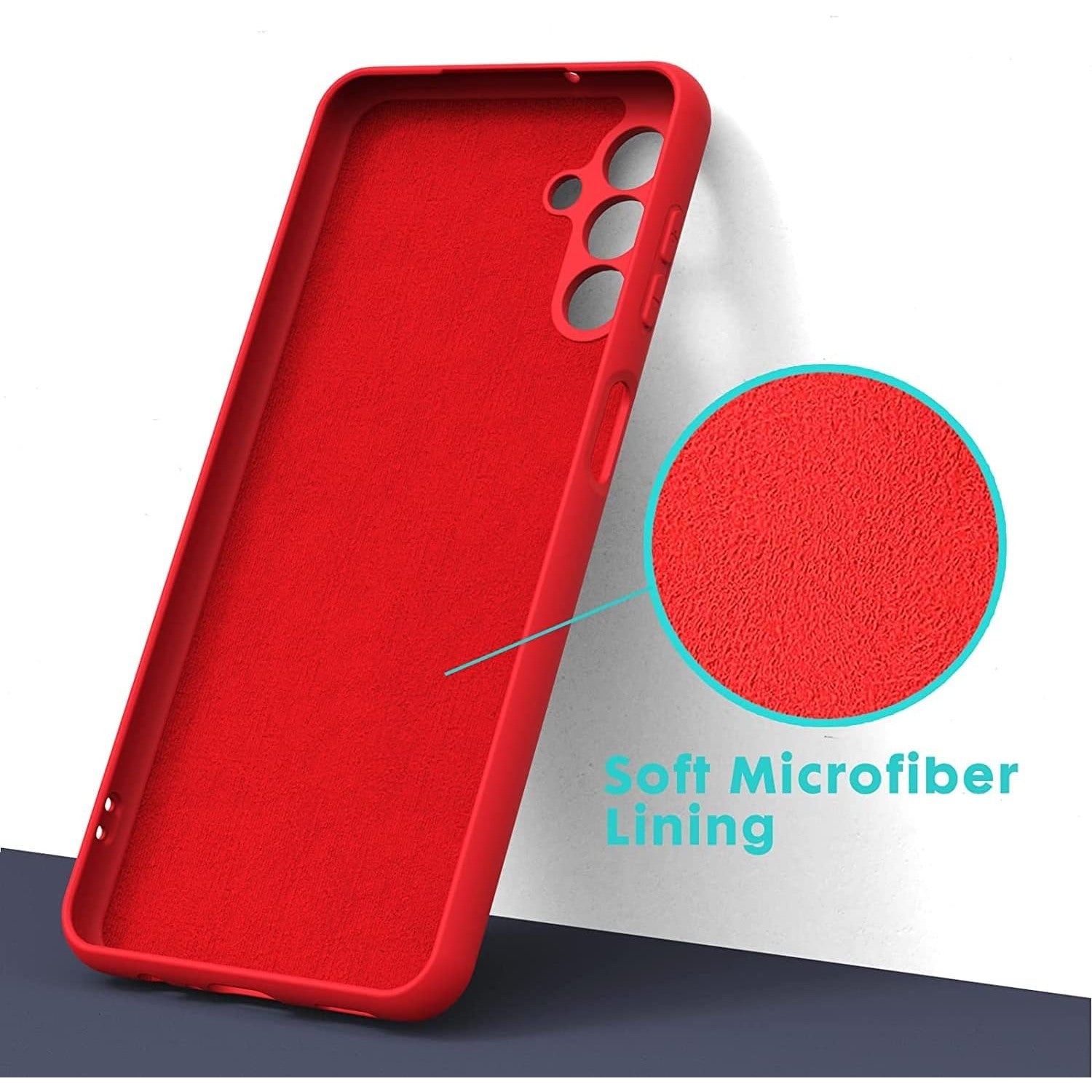 Husa de Protectie, Flippy, pentru Samsung Galaxy S23 FE, Liquid Silicone, cu Microfibra pe Interior, Protectie Antisoc,